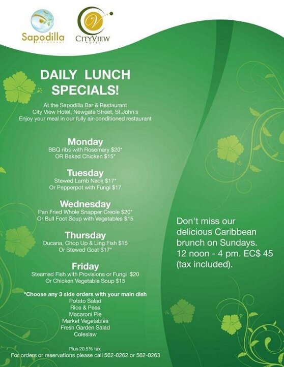 Daily Specials!